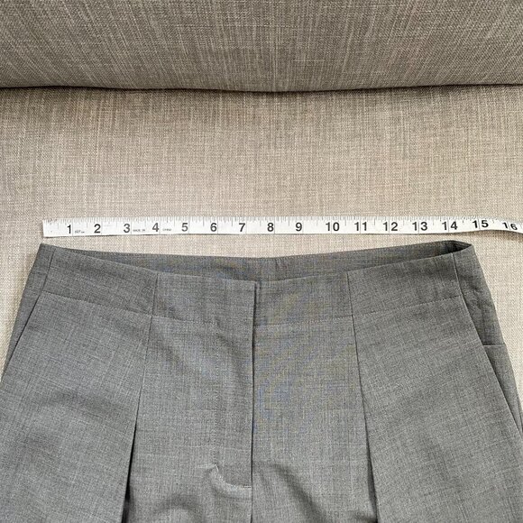 Kit And Ace Gray Bermuda Career Shorts Size 4 Wool - Picture 7 of 10